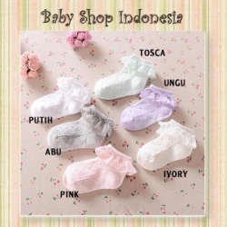 C210 Kaos Kaki Anak Perempuan Kaos Kaki Renda Anak Import Kaos Kaki Anak Berenda Polos  large