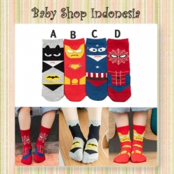 C216 Kaos Kaki Anak Superhero Kaos Kaki Anak Import Superhero  large