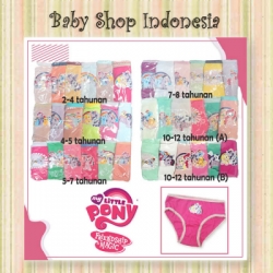 D130 Celana Dalam Anak Import Celana Dalam Anak Karakter Pony  large