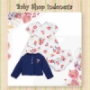 Dress Cardigan Bayi Navy Flower  medium