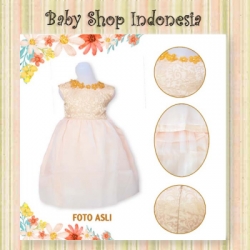 Dress Pesta Anak Simply Gold  large