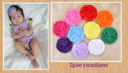 H003 Bandana Simply Round Rose  large