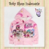 Jaket Hoodie Anak LOL Softpink  medium