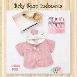 Jaket Mantel Anak Bunny Blushpink  large