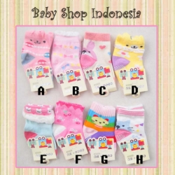 Kaos Kaki Bayi Import Mix Motif Girl Neww  large