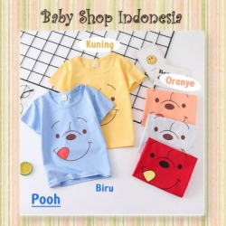LK181 Tshirt Anak Import Kaos Anak Murah Baju Anak Pooh  large