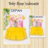 PD407 Dress Tutu Anak Wedges Frozen 78 Kuning copy  medium