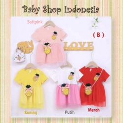 PD621 Dress Anak Import Murah Rok Anak Import Pineapple B  large