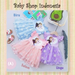 PD623 Dress Tutu Anak Import Rok Tutu Anak Dress Anak Frozen  large