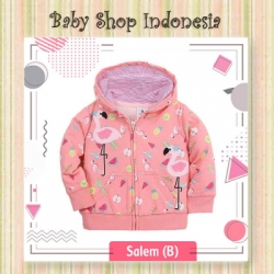PK178 Jaket Bayi Import Jaket Anak Import Murah Jaket Hoodie Anak Salem Bird  large