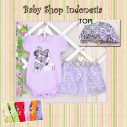 PU370 Jumpsuit Set 3in1 Rok Tutu Kaca 70 Ungu copy  large