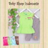 PU373 Setelan Kaos Cute Runs in the Family 68 Hijau copy  medium