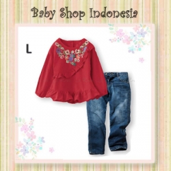 PU540 setelan cewek tunik L  large