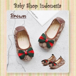 S1011 Sepatu Pesta Anak Perempuan Import Sepatu Teplek Anak Perempuan Sepatu Anak Perempuan Mary Jane GG  large