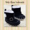 S657 Boots Black Gesper 75  medium