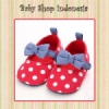 S746 Sepatu Prewalker Bayi Polkadot Red 70 copy  medium