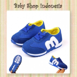 S882 Sepatu Anak Import Murah Sepatu Kets Anak Import Sneakers Anak Cowok Murah Sepatu Anak Blue  large