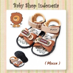 S972 Sepatu Sandal Gunung Anak Sepatu Sandal Anak Bunyi Citcit Sepatu Sandal Anak Cowok Coklat Mocca  large