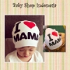 T095 Topi Bayi Impor Kupluk Love Papa Mama 48 copy  medium
