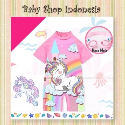 baju renang cewek unicorn  large