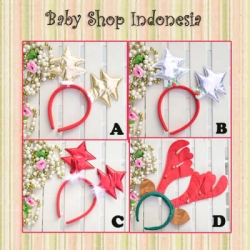 bando natal aksesoris natal bando santa bando rusa  large