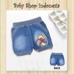 celana pendek spiderman  large