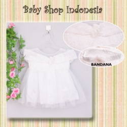 dress bayi putih dress baptis bayi baju baptis bayi perempuan  large