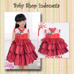 dress imlek anak dress anak merah  large