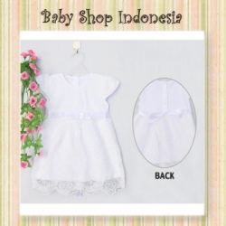 dress kaos putih new  large