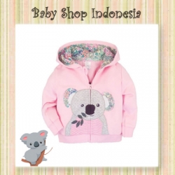 jaket perempuan Pink Koala  large