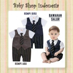 jumpsuit bawahan salur  large