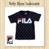 kaos fila hitam  medium