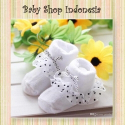 kaos kaki putih baruuu  large