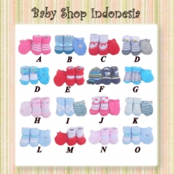 kaos kaki sarung tangan bayi baruu  large