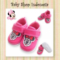 sepatu sandal minnie pink  large