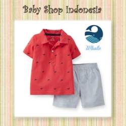 setelan carters whale  large