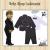 setelan jas anak tuksedo list silver  medium